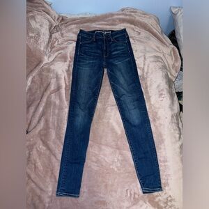 American eagle jeans, blue, size 2 long